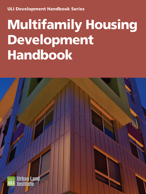 Title details for Multifamily Housing Development Handbook by Adrienne Schmitz - Available